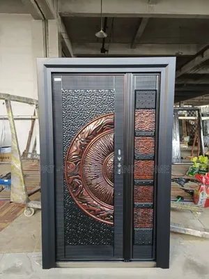 Double Leave Security Entrance Door