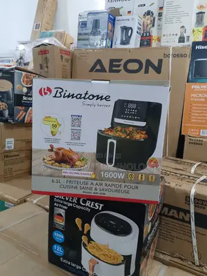 Adjustable Timer on Binatone Baf 6500 Air Fryer