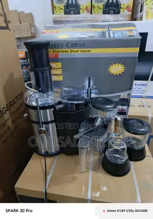 Silvercrest 5-in-1 Juicer– Stainless Steel Extractor