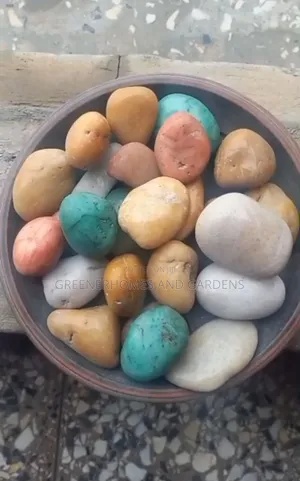 Mixed Coloured Natural Pebbles