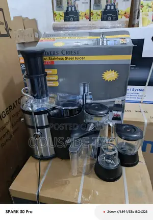 Silvercrest Juicer –5-in-1 Stainless Steel Kitchen Appliance