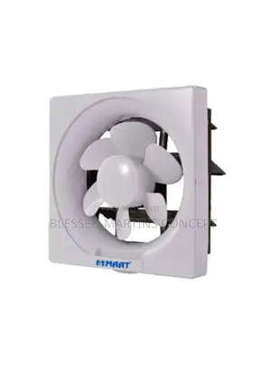 6" Mmaat Exhaust Wall Fan, Remove Odor, Moisture From Bathroom/Kitchen