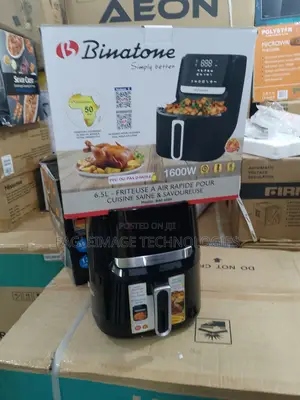 Smart Temperature Control – Binatone Baf 6500 Air Fryer