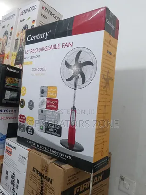 Century 18-Inch Rechargeable Fan – Cool Refresh Anywhere
