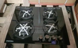 Built in 4 Burner Glass