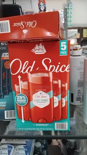 Old Spice High Endurance Deodorant, 48- Hr. Pure Sport 5× 85g