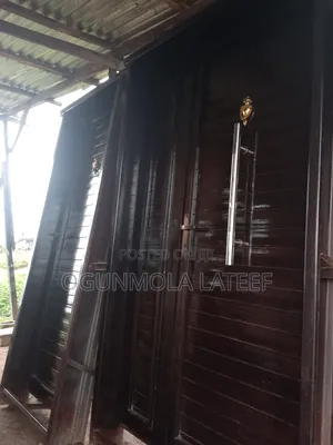 Double and Single Iron Door