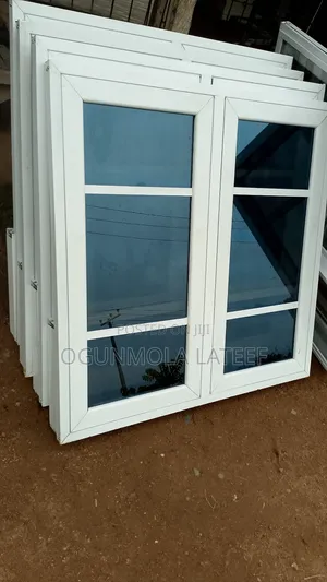 White Casement Window Aluminum With Net