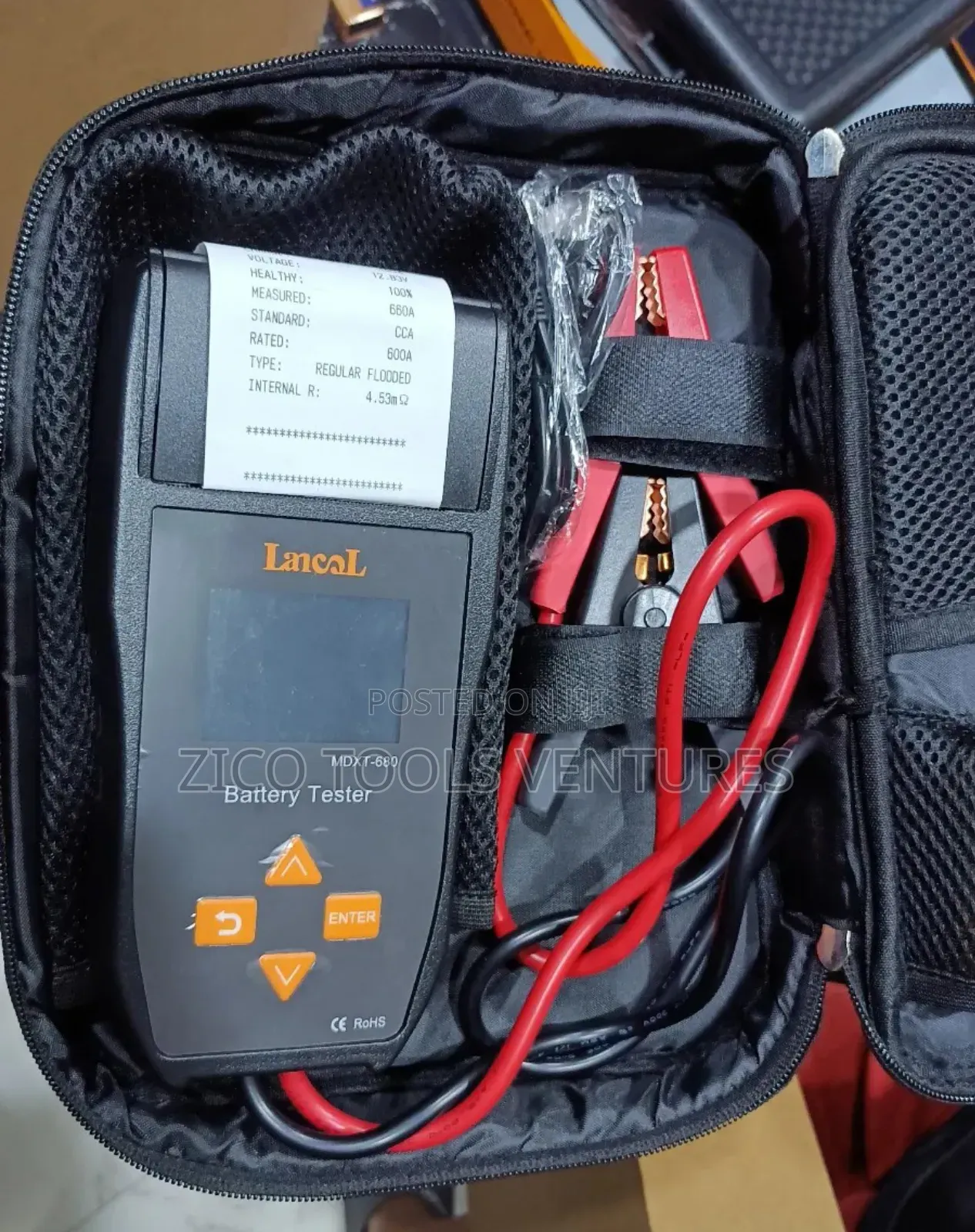 MDXT-680 Lancol Battery Tester Printer