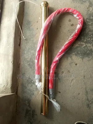 Bank Rope Gold Color With Two Pole