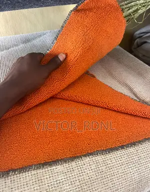 Orange Wall to Wall Rug Turkish Design