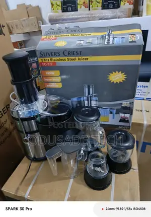 Powerful 5-in-1 Juice Extractor – Silvercrest Sc-777