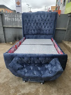 Standard 4.5by6 Bed Frame With Its Footrest