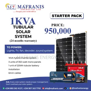 1kva Inverter (Tubular Battery) System Installation With Panels