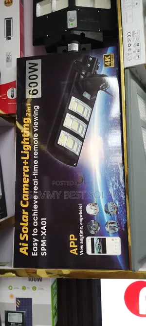 Ai 600w 2 in One Solar Camera Lighting Available