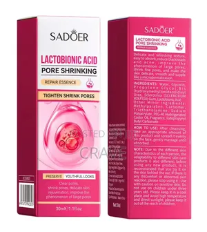 Sadoer Lactobionic Acid Moisturizing Shrink Pores Facial Serum