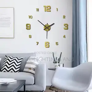Numeric 3d Wall Clock Diy