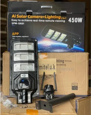 Solar Street Lights With CCTV Camera