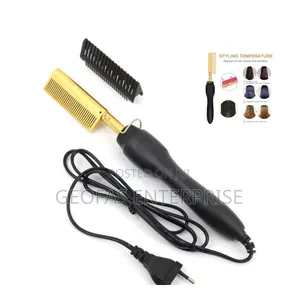 Electric Wet Dry Hair Curling Heating Comb