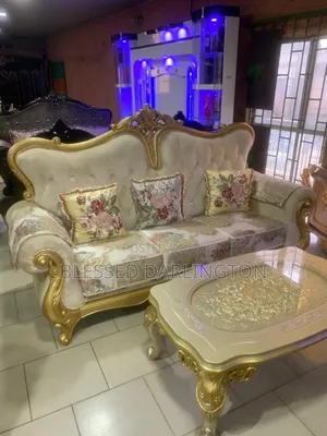 Fancy Gold Imported Foreign Sofa