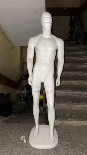 White Plastic Spider Face Male Display Mannequin