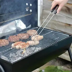 Outdoor Commercial Charcoal Barbecue Griller / Drum Type Bbq Grill