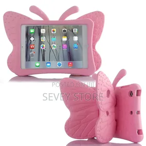 iPad 7 8 10.2 9 3d Cute Butterfly Case for Kids Light Weight Eva Stand