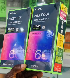 New Infinix Hot 60i 128 GB Gray