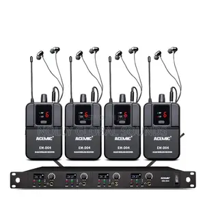Acemic Em-d04 Professional Uhf Wireless In-ear Monitor System 4channel