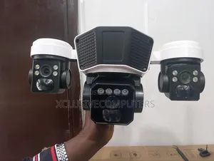 New Three Lens Solar Security and Surveillance Camera