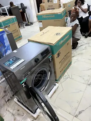 Hisense 7kg Silver Front Load Washing Machine 1200rpm