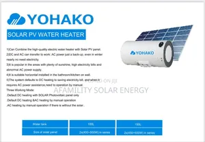 Yohako Solar Water Heater Ac Dc 100l