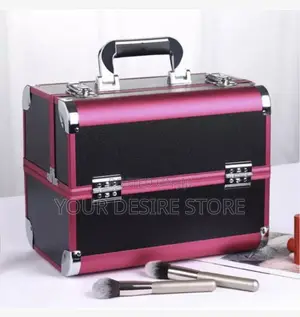 Box Black Professional High Quality Makeup Box With Secured Lock