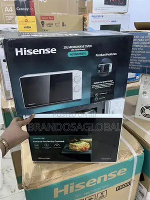 20l Portable Hisense Microwave Oven-White