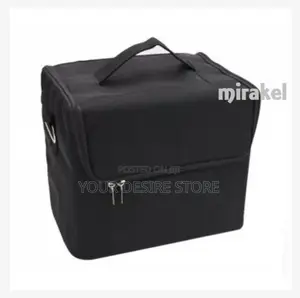 Makeup Box for Professionals and Personal Use- Black