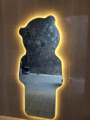Teddy Bear Mirror With Led Light