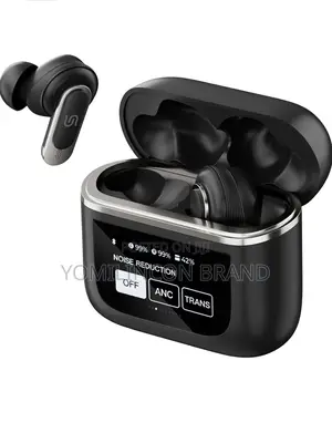 Porodo Soundtec Guide Anc TWS Earbuds With Touch Screen - Black