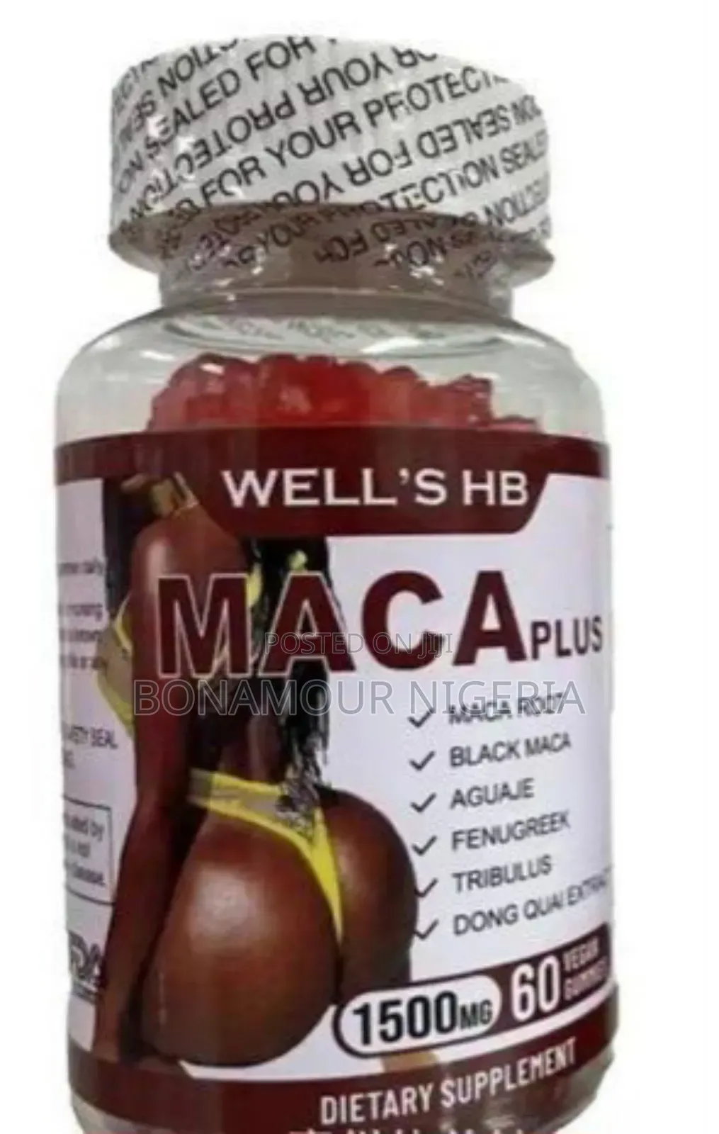 Well's Hb Maca Plus X60 Gummies