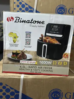 Binatone 6.5l Pre-Set Air Fryer Baf-6500