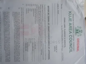 Land for Sale at Kuje 1000sqm
