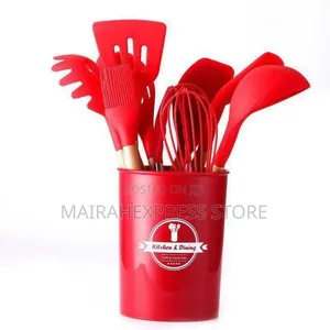 12pcs Silicon Cooking Spoon Set
(D4r3t)