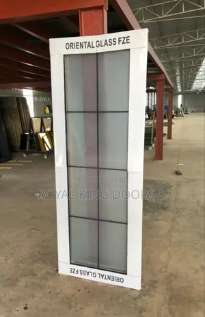 German Glass Toilet Door