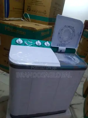 Hisense Wm753-7.5kg Twin Tub Semi Automatic Load,Spin Wash