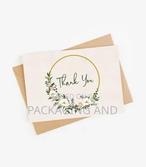 Printed Thank You Card