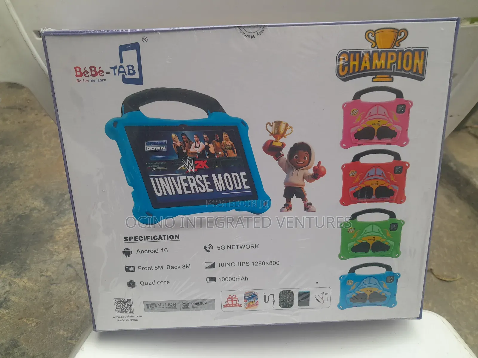 Unbreakable Screen Sim Enabled Learning Tablet