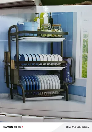 Durable 3 Layers Dish Rack