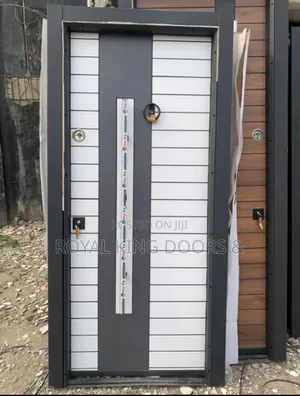 White and Black Turkey Luxury Back Exit Door