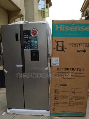 Hisense Ref SBS 516ltr,No Frost Led Display Rc-67ws