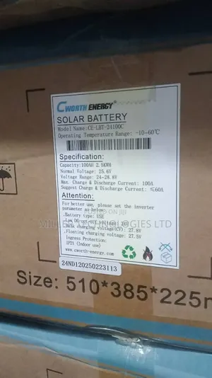 Cworth Energy Lithium Battery 2.5kwh 24v
