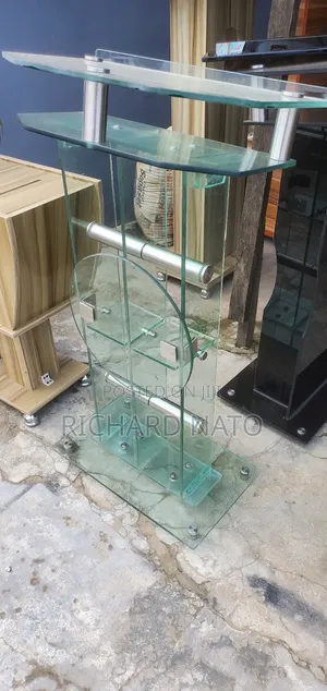 The Round Front Glass Pulpit